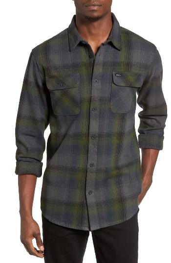 Men's Rvca Highland Plaid Flannel Shirt