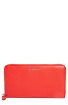 Women's Givenchy Large Leather Travel Wallet - Red