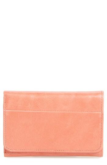 Women's Hobo 'jill' Trifold Wallet - Pink