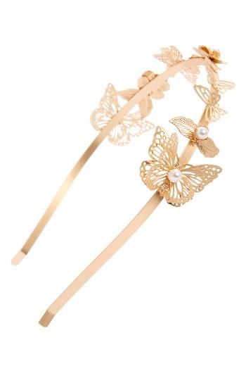 Berry Butterfly Headband