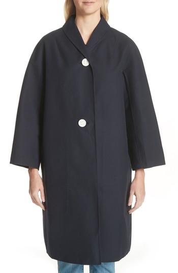 Women's Sofie D'hoore Shawl Collar Cotton Coat Us / 36 Fr - Black