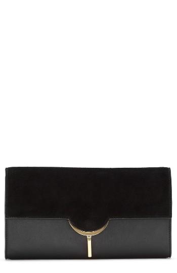 Vince Camuto Zana Leather Clutch - Black