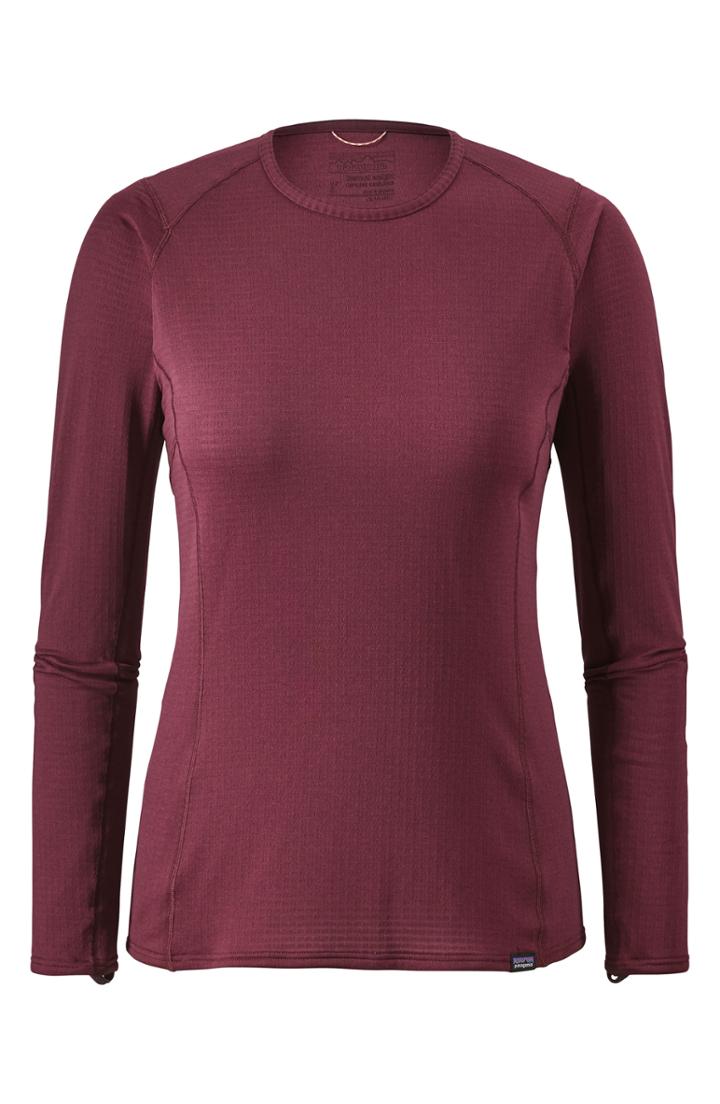 Women's Patagonia Capilene Thermal Weight Long Sleeve Tee - Red