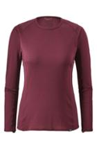 Women's Patagonia Capilene Thermal Weight Long Sleeve Tee - Red