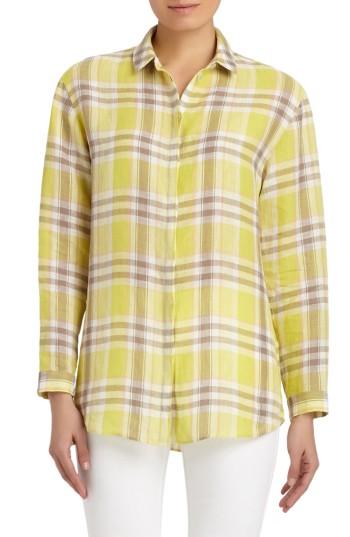 Women's Lafayette 148 New York Sabira Plaid Blouse