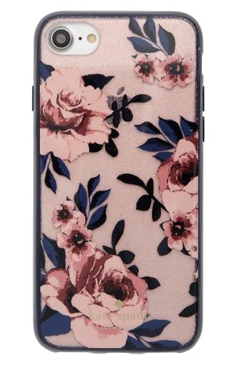 Kate Spade New York Glitter Prairie Rose Iphone 7/8 & 7/8 Case - Pink