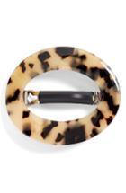 Tasha Circle Barrette, Size - Brown