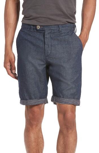 Men's Ted Baker London Frisho Cuff Denim Shorts