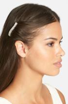 Tasha 'simple Crystal' Hair Comb, Size - Metallic