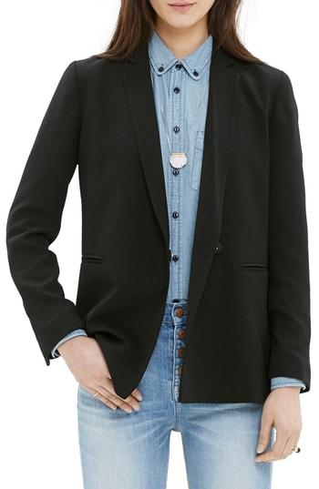 Women's Madewell 'lycee' Drapey Blazer