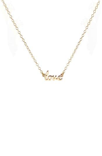 Women's Kris Nations Love Script Necklace