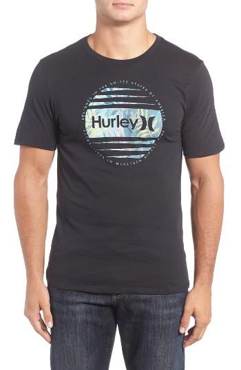Men's Hurley Global Graphic Dri-fit T-shirt, Size - Black