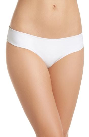 Women's J.crew Hipster Bikini Bottoms, Size - White