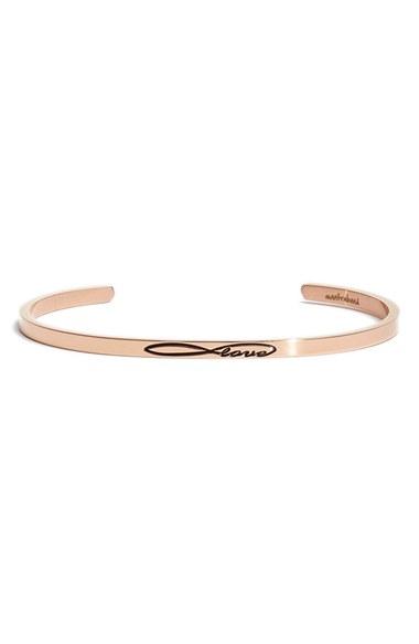 Women's Mantraband 'infinite Love' Cuff