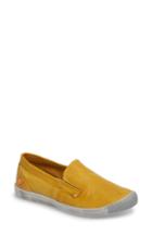 Women's Softinos By Fly London Ita Slip-on Sneaker .5-8us / 38eu - Yellow