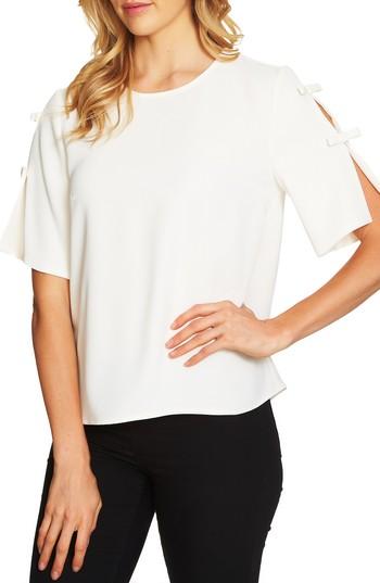 Women's Cece Moss Split Sleeve Blouse - Ivory