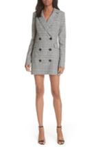 Women's Milly Cotton Suiting Blazer Dress - Grey