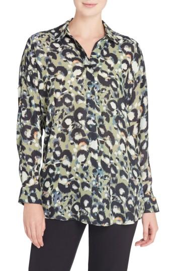 Women's Catherine Catherine Malandrino Jay Print Blouse - Green