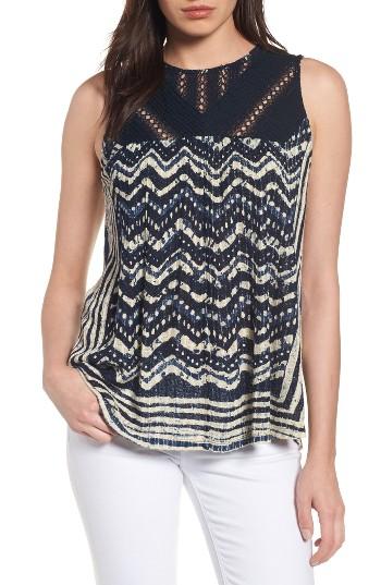 Women's Lucky Brand Batik Print Top