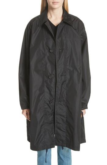 Women's Sofie D'hoore Raincoat With Inside Suspenders - Black