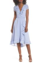 Women's Gabby Skye Stripe Faux Wrap Dress - Blue