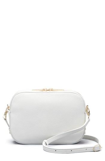 Pop & Suki Bigger Leather Camera Bag - White