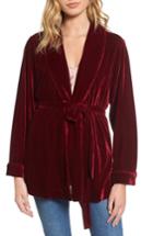 Women's L'academie The Adela Velvet Smoking Jacket