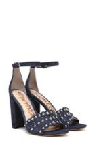 Women's Sam Edelman Yaria Studded Block Heel Sandal M - Blue