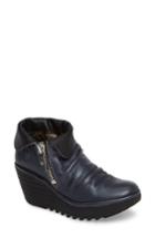 Women's Fly London Yoxi Wedge Bootie .5-7us / 37eu - Blue