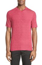 Men's Armani Collezioni Stripe V-neck T-shirt