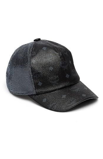 Women's Mcm Visetos Logo Baseball Cap -