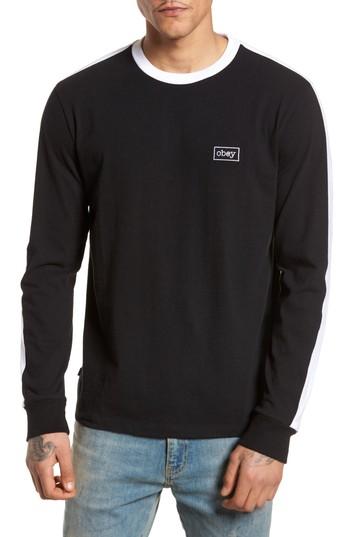 Men's Obey Borstal T-shirt - Black
