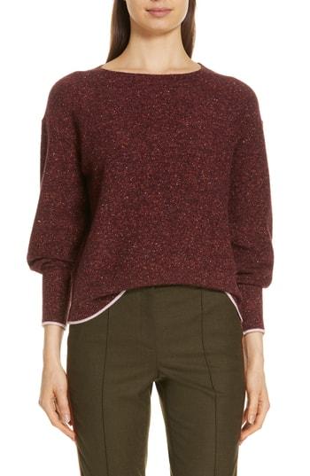 Women's Nordstrom Signature Tweed Knit Sweater - Red