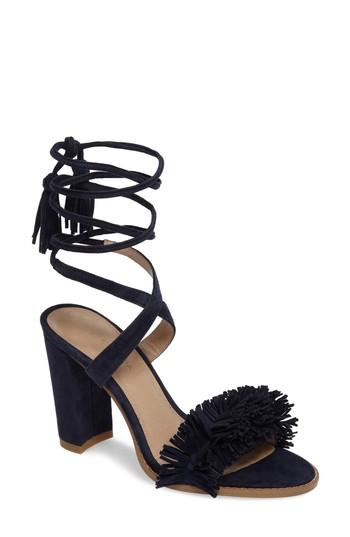 Women's Pelle Moda Faye Sandal .5 M - Blue