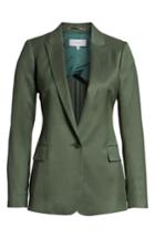 Women's Reiss Etta Slim Fit Blazer Us / 6 Uk - Green