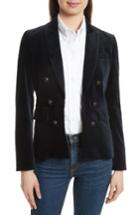 Women's Veronica Beard Cliff Corduroy Cutaway Jacket - Grey
