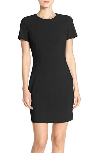 Women's Likely 'manhattan' Short Sleeve Sheath Dress - Black