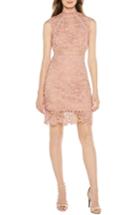 Women's Bardot Paris Lace Body-con Dress - Pink
