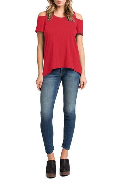 Women's Lamade Cold Shoulder Short Sleeve Tee