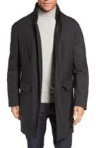 Men's Pal Zileri Caban Coated Jacket Us / 50 Eur - Grey