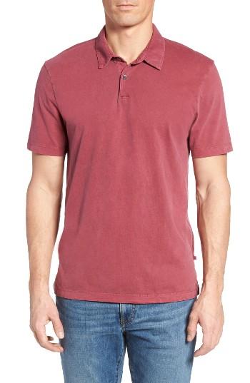 Men's James Perse Slim Fit Sueded Jersey Polo