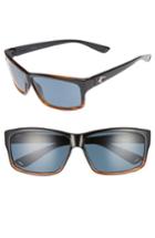 Men's Costa Del Mar Cut 60mm Polarized Sunglasses - Shiny Coconut Fade/ Grey