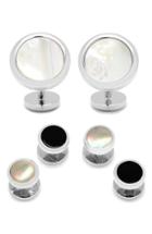 Men's Ox And Bull Trading Co. Mother-of-pearl Cuff Links & Shirt Stud Set