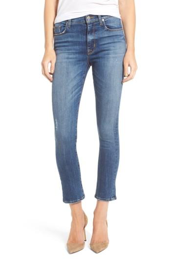 Women's Hudson Jeans Harper High Waist Crop Flare Jeans - Blue