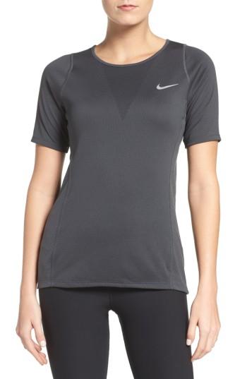 Women's Nike Zonal Cooling Relay Tee - Black