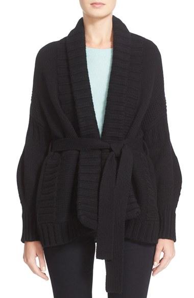 Women's Burberry Annascoul Wool & Cashmere Wrap Cardigan