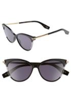 Women's Marc Jacobs 55mm Cat Eye Sunglasses - Black