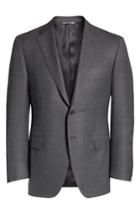 Men's Canali Classic Fit Wool Blazer Us / 56 Eur - Blue