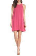 Women's Charles Henry Bow Back Sleeveless Trapeze Dress - Pink