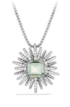 Women's David Yurman 'starburst' Necklace With Diamonds In Silver